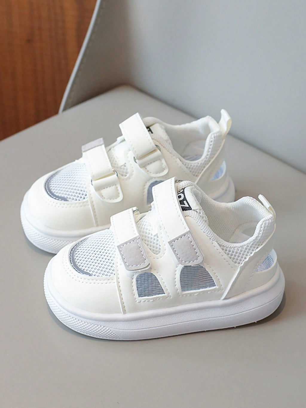 Shein Baby Girls Summer Sport Sandals Mesh Beach Walking Shoes