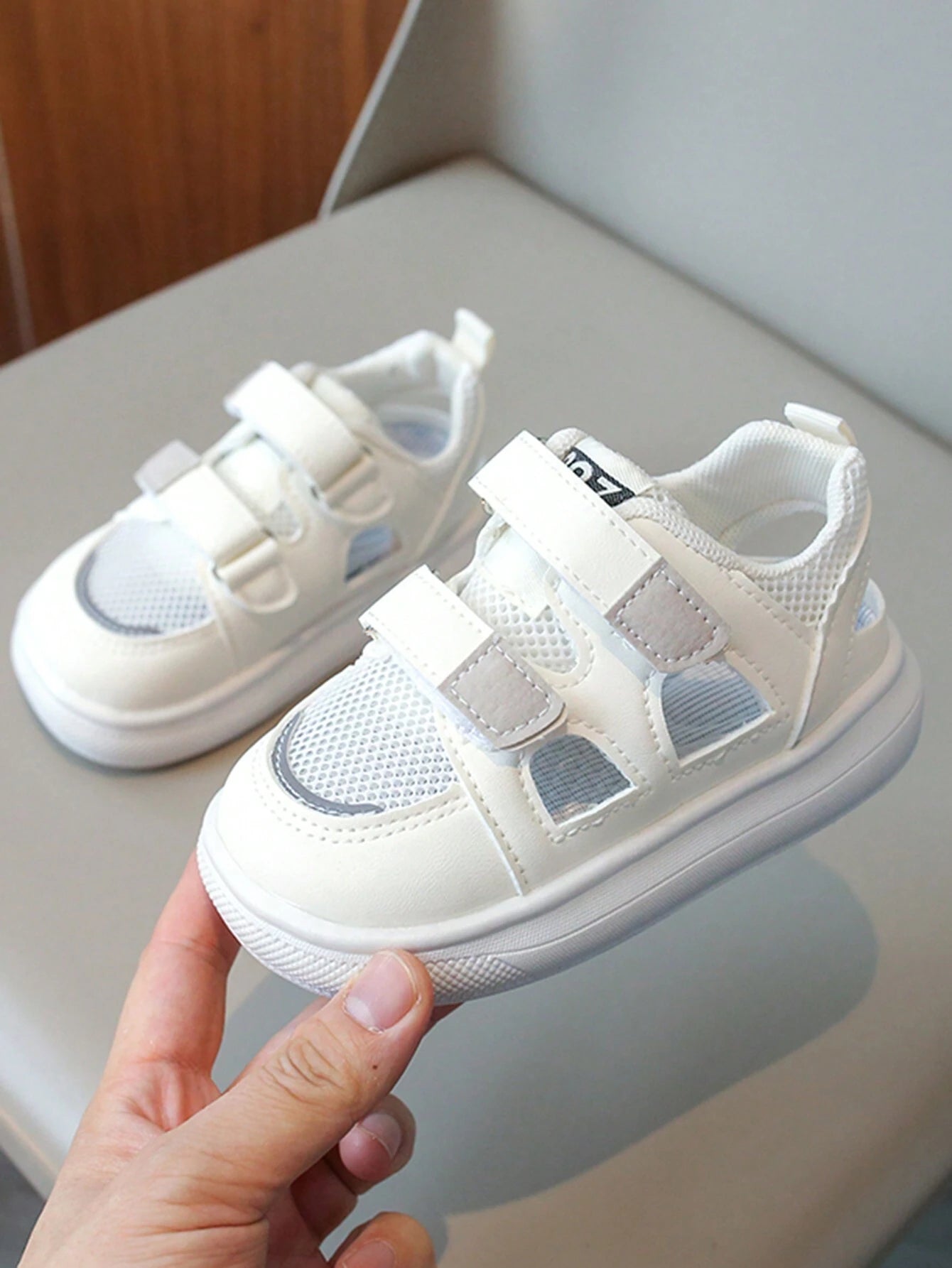 Shein Baby Girls Summer Sport Sandals Mesh Beach Walking Shoes