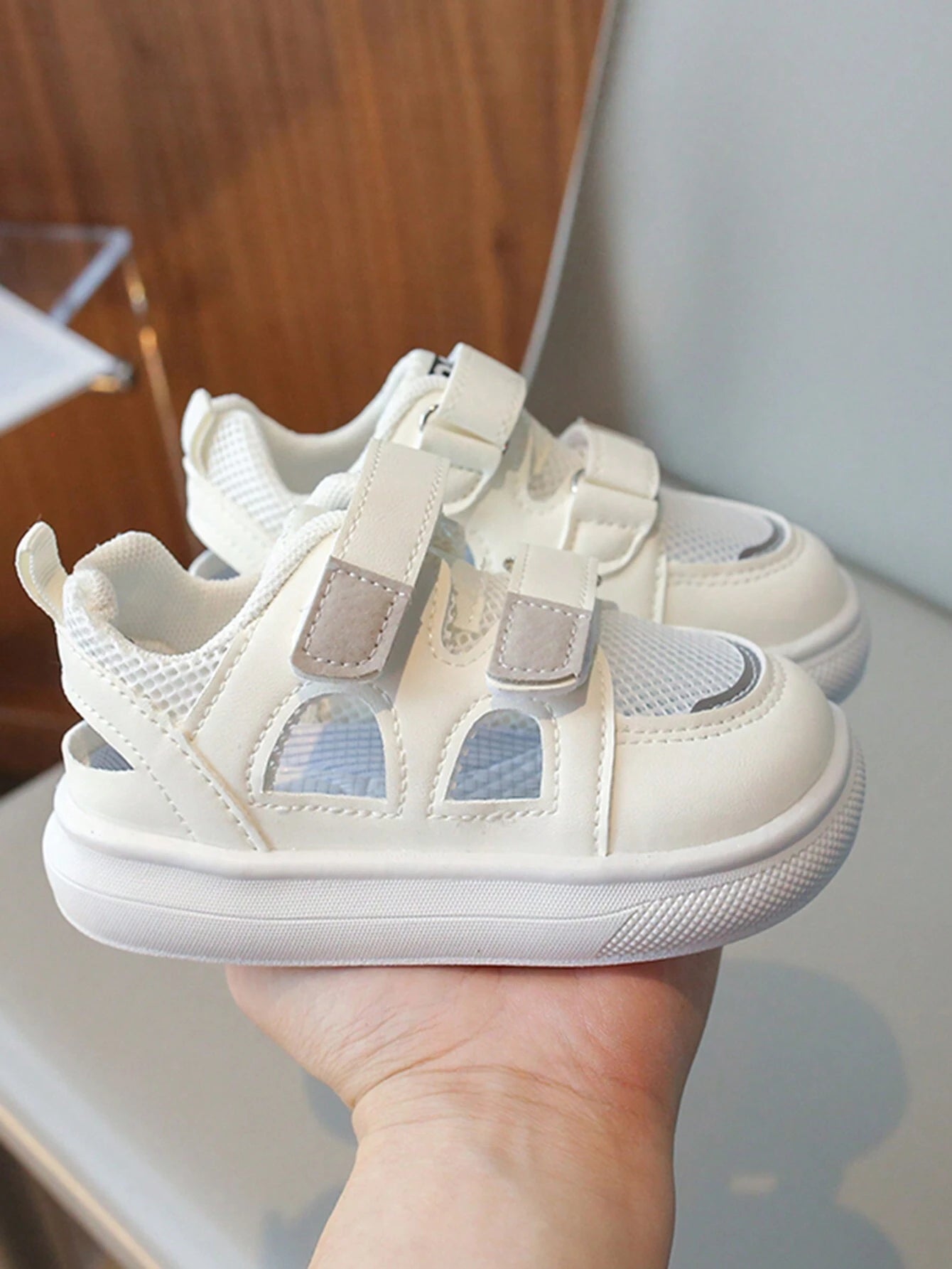 Shein Baby Girls Summer Sport Sandals Mesh Beach Walking Shoes