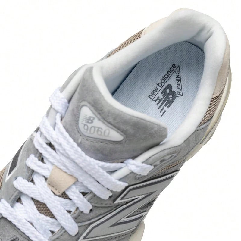 New Balance 9060 Retro Running Shoes Chunky Sneakers Grey