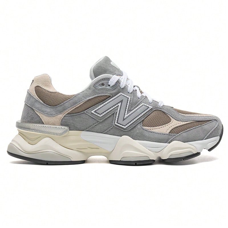 New Balance 9060 Retro Running Shoes Chunky Sneakers Grey