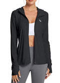 BALEAF Women's Lightweight Sun Protection Hoodie Long Sleeve Cover Up
