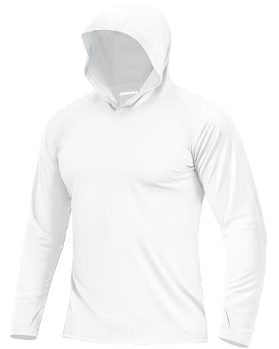 Boladeci Men's UPF 50+ Sun Protection Long Sleeve Hoodie Shirt