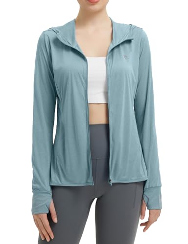 BALEAF Women's Lightweight Sun Protection Hoodie Long Sleeve Cover Up