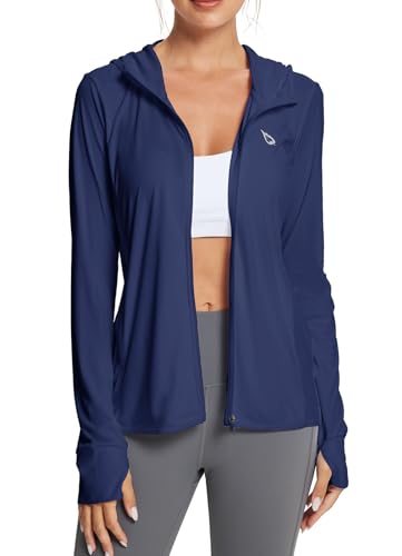 BALEAF Women's Lightweight Sun Protection Hoodie Long Sleeve Cover Up