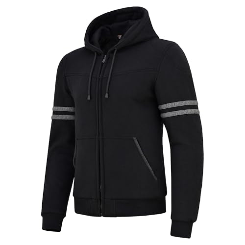 BTR BORN TO RACE MOTOHOOD Armored Motorcycle Hoodie Kevlar Reinforced