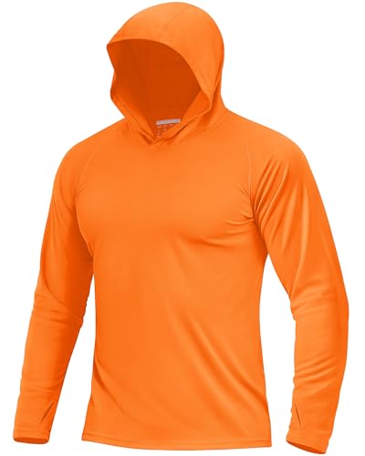 Boladeci Men's UPF 50+ Sun Protection Long Sleeve Hoodie Shirt
