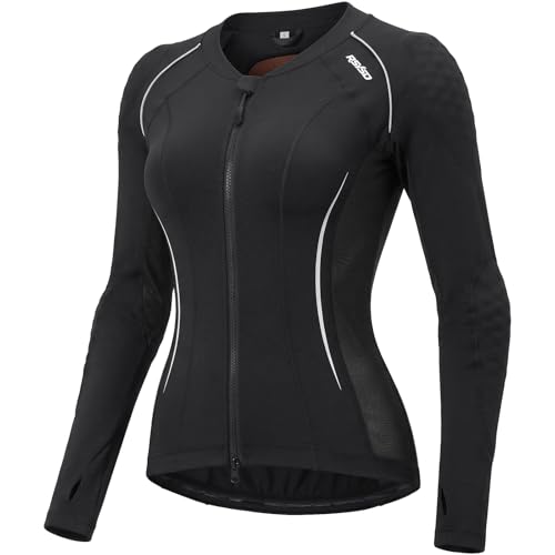 RSYSO Women's Mesh Motorcycle Jacket CE-Certified Protective Armor