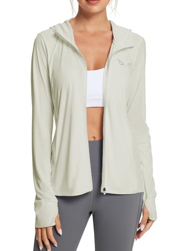 BALEAF Women's Lightweight Sun Protection Hoodie Long Sleeve Cover Up