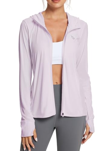 BALEAF Women's Lightweight Sun Protection Hoodie Long Sleeve Cover Up