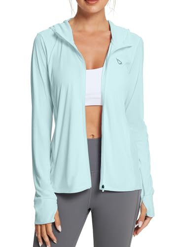 BALEAF Women's Lightweight Sun Protection Hoodie Long Sleeve Cover Up