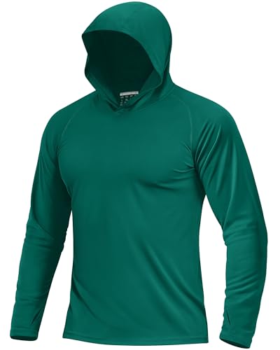 Boladeci Men's UPF 50+ Sun Protection Long Sleeve Hoodie Shirt