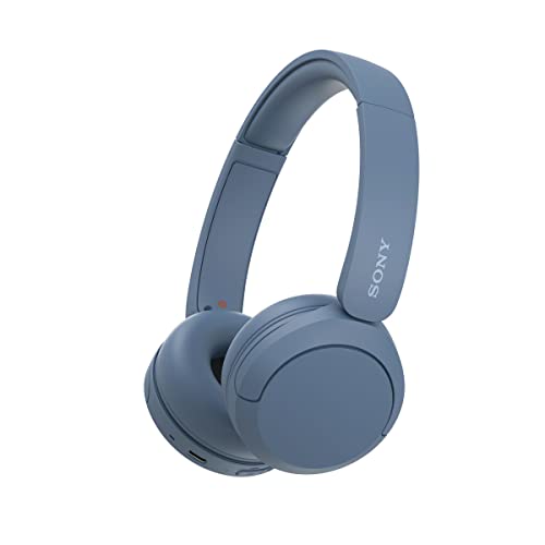 Sony WH-CH520 Wireless On-Ear Headphones with Microphone Blue