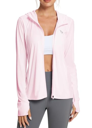 BALEAF Women's Lightweight Sun Protection Hoodie Long Sleeve Cover Up
