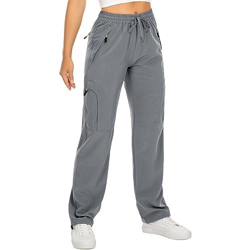 Toomett Women's Quick Dry Lightweight Cargo Hiking Safari Pants