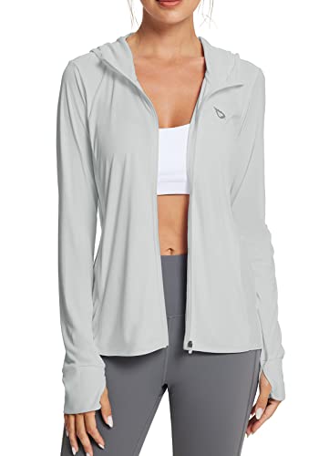 BALEAF Women's Lightweight Sun Protection Hoodie Long Sleeve Cover Up