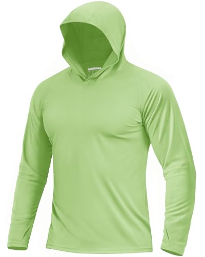 Boladeci Men's UPF 50+ Sun Protection Long Sleeve Hoodie Shirt