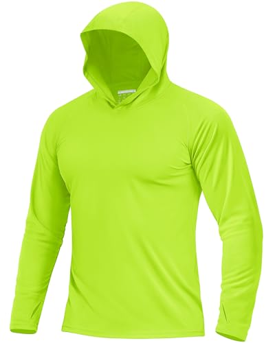 Boladeci Men's UPF 50+ Sun Protection Long Sleeve Hoodie Shirt