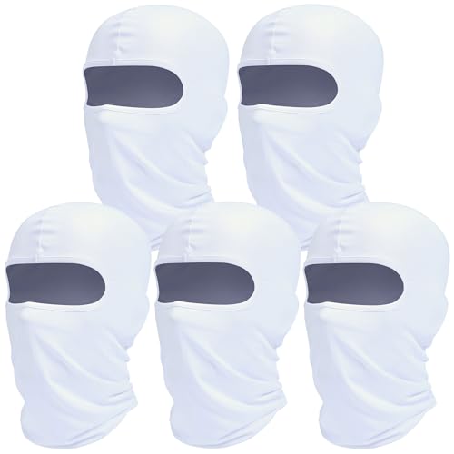 ROXUN 5 Pack Balaclava Ski Mask Neck Gaiter Breathable Unisex