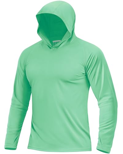 Boladeci Men's UPF 50+ Sun Protection Long Sleeve Hoodie Shirt