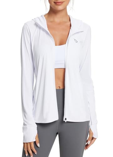 BALEAF Women's Lightweight Sun Protection Hoodie Long Sleeve Cover Up