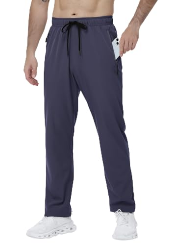 Nakvoc Men's Lightweight Hiking Pants Quick Dry Athletic Trousers