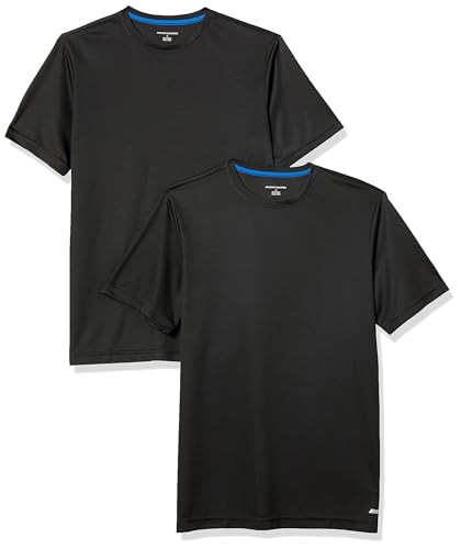 Amazon Essentials Men's Moisture Wicking Active Performance Gym T-Shirts 2-Pack