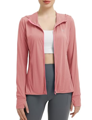 BALEAF Women's Lightweight Sun Protection Hoodie Long Sleeve Cover Up
