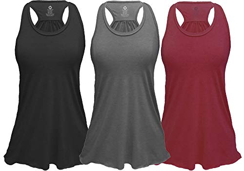 Epic MMA Gear Women's Flowy Racerback Athletic Tank Top Pack