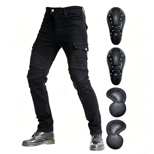VNFOX Motorcycle Riding Jeans with CE Level 2 Armor Pads