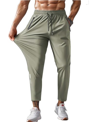 Hidkat Men's Quick-Dry Hiking Pants Lightweight Water Resistant