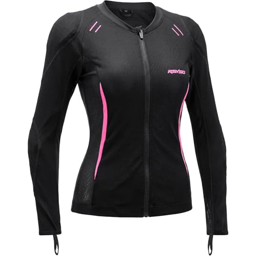 RSYSO Women's Mesh Motorcycle Jacket CE-Certified Protective Armor