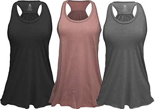 Epic MMA Gear Women's Flowy Racerback Athletic Tank Top Pack