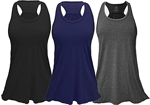 Epic MMA Gear Women's Flowy Racerback Athletic Tank Top Pack