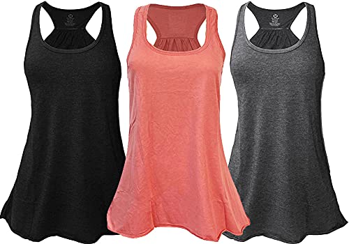 Epic MMA Gear Women's Flowy Racerback Athletic Tank Top Pack