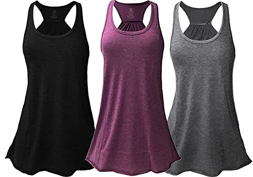 Epic MMA Gear Women's Flowy Racerback Athletic Tank Top Pack