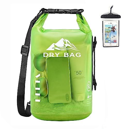 HEETA Waterproof Roll Top Dry Bag 5L-40L for Outdoor Sports