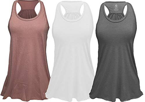 Epic MMA Gear Women's Flowy Racerback Athletic Tank Top Pack