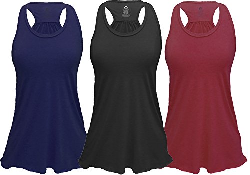 Epic MMA Gear Women's Flowy Racerback Athletic Tank Top Pack