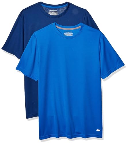 Amazon Essentials Men's Moisture Wicking Active Performance Gym T-Shirts 2-Pack