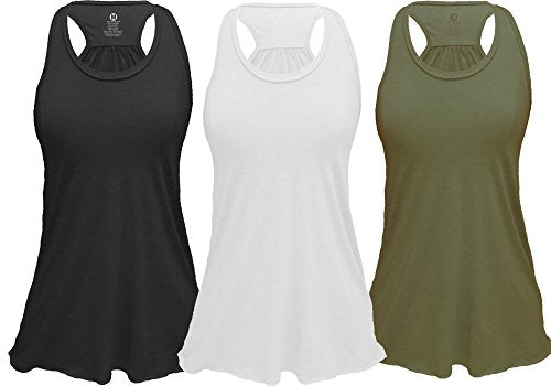 Epic MMA Gear Women's Flowy Racerback Athletic Tank Top Pack