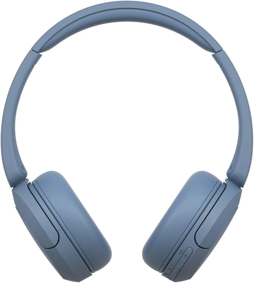 Sony WH-CH520 Wireless On-Ear Headphones with Microphone Blue