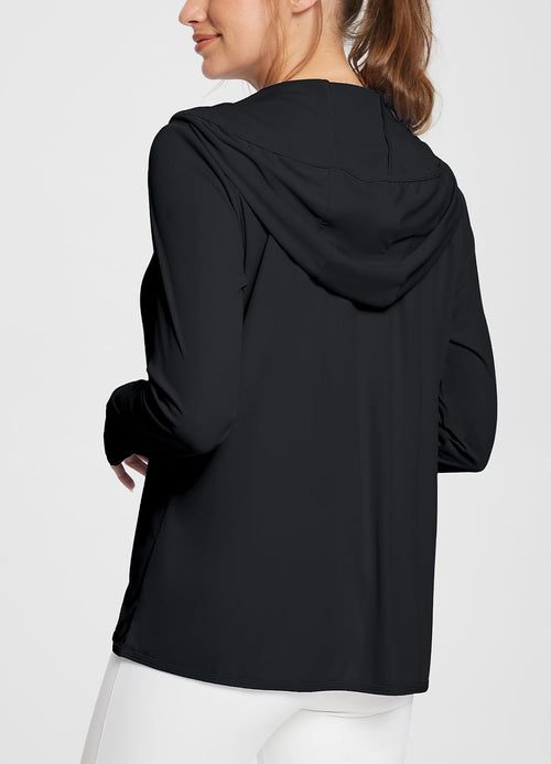BALEAF Women's Lightweight Sun Protection Hoodie Long Sleeve Cover Up