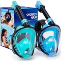 WSTOO Adult Full Face Snorkel Mask 180° Panoramic Anti-Fog