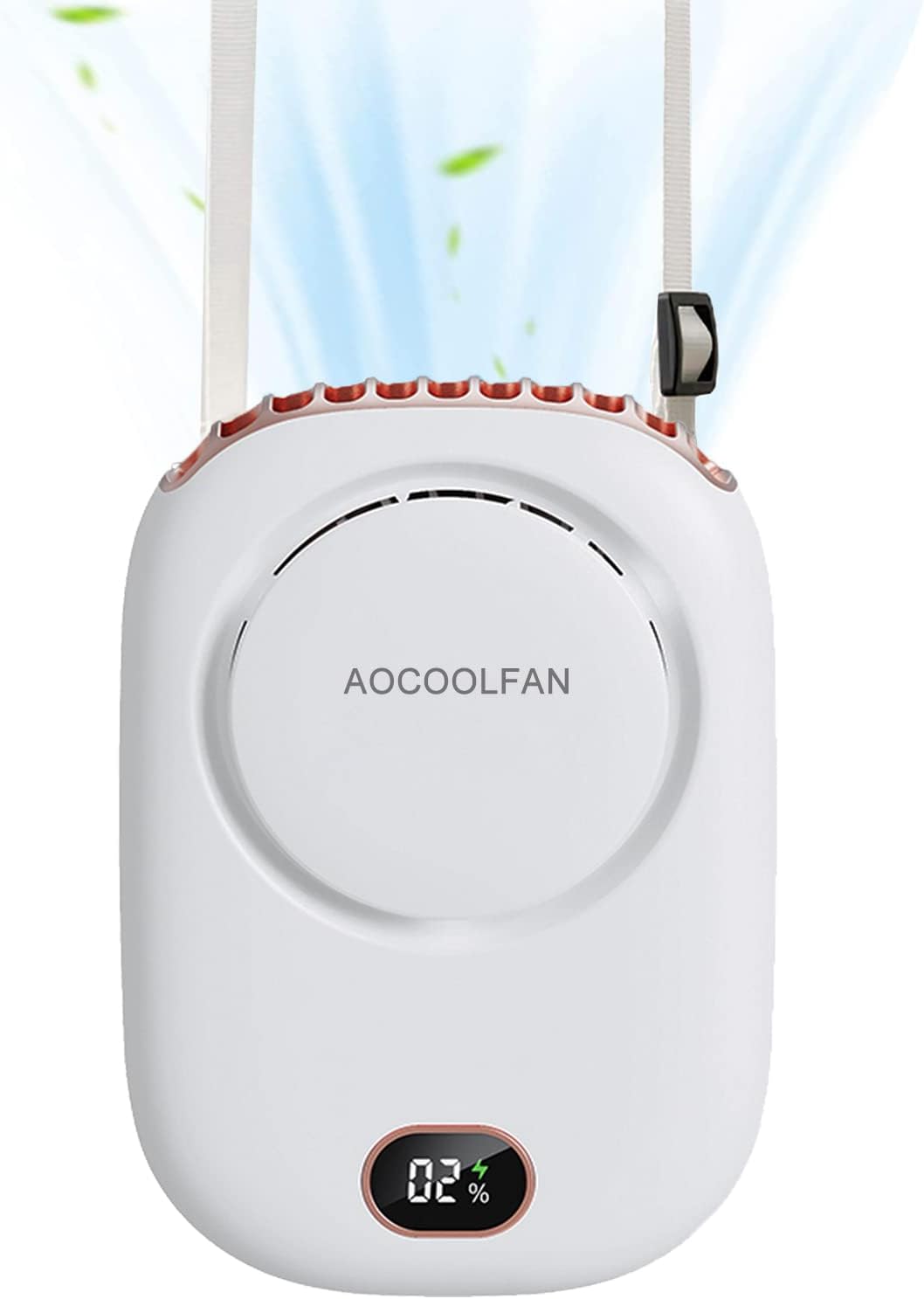 AOCOOLFAN DQ203 Portable Neck Fan USB Rechargeable 3-Speed