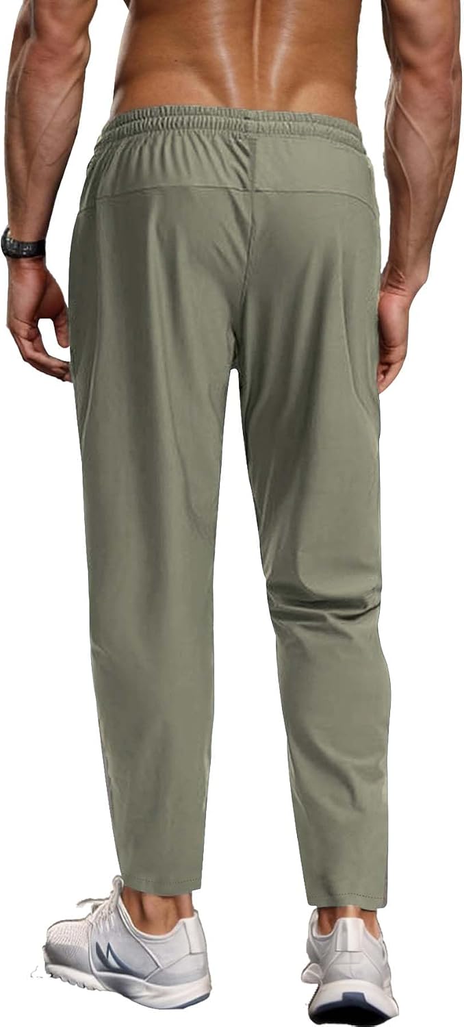 Hidkat Men's Quick-Dry Hiking Pants Lightweight Water Resistant