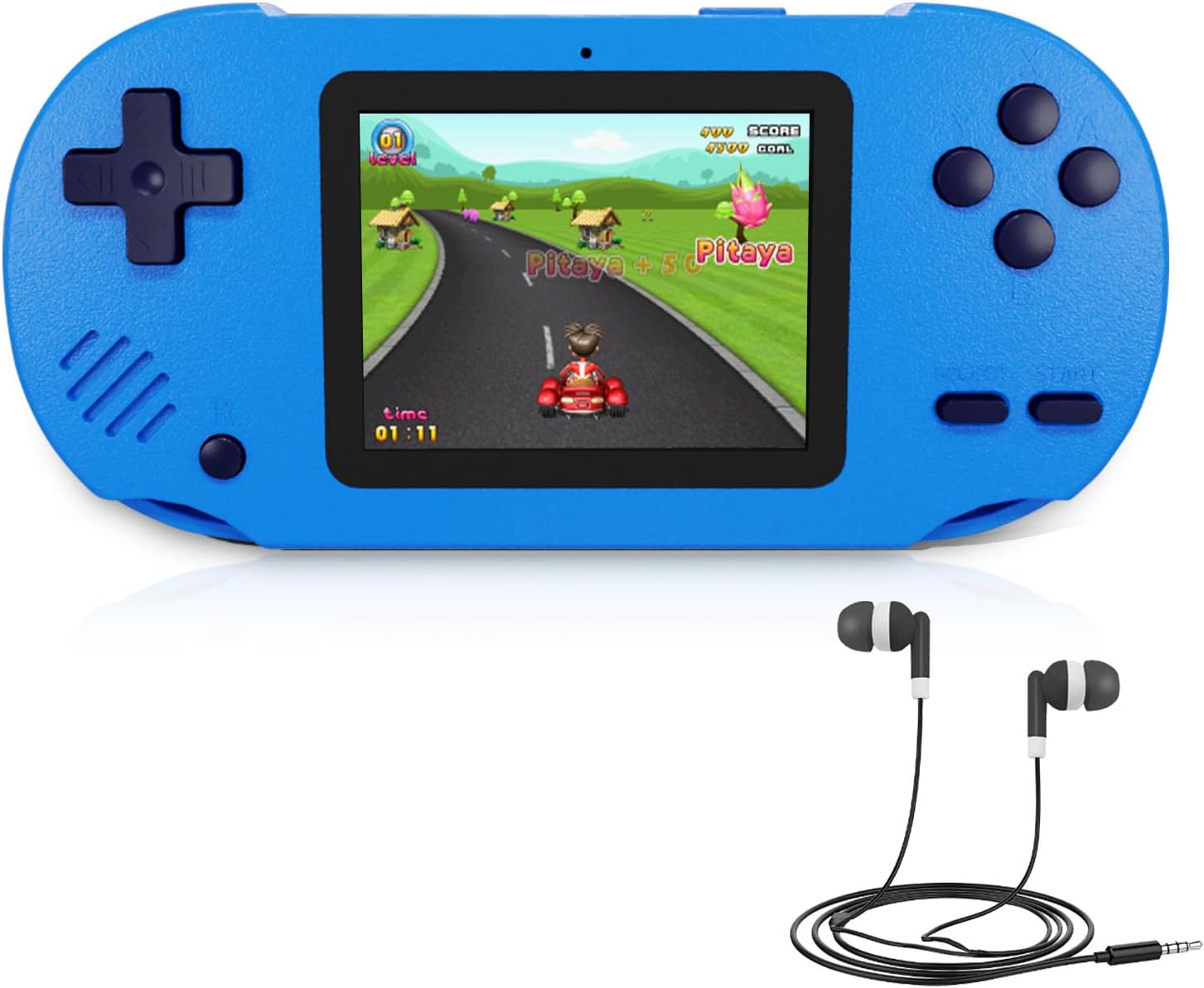 Damcoola Portable Handheld Game Console 300 Retro Games Color