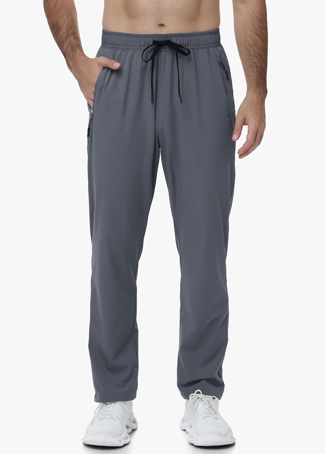 Nakvoc Men's Lightweight Hiking Pants Quick Dry Athletic Trousers