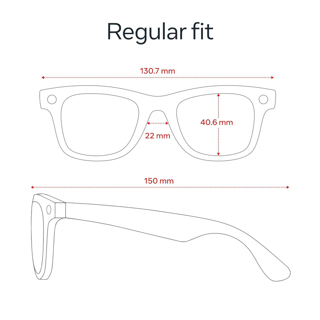 Meta Ray-Ban Wayfarer Gen 2 Smart AI Glasses 12MP Camera