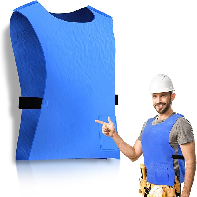 YTCYKJ Adjustable Evaporative Cooling Vest Unisex Hot Weather Gear